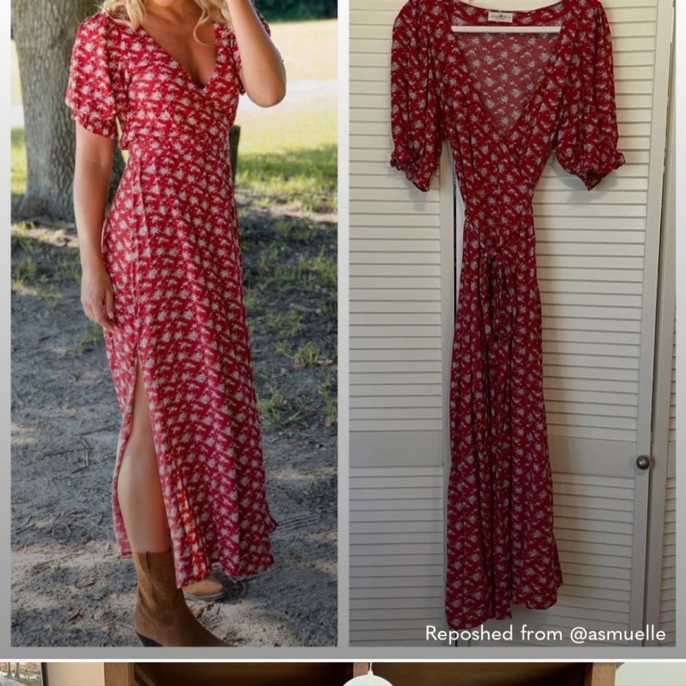 Wrap around dress